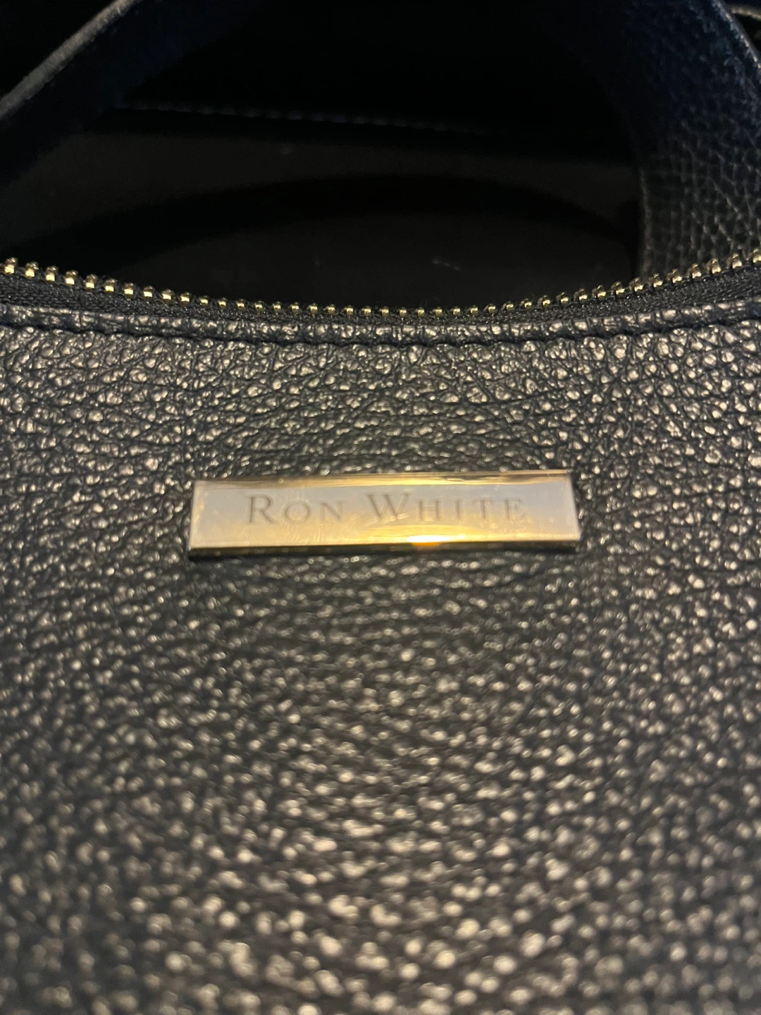 Ron White Black Leather Crossbody Bag - photo 2