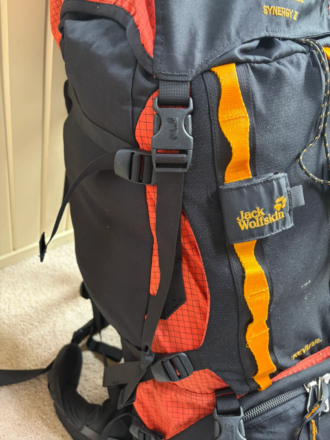 Jack Woflskin グラベルバッグ 3点セット Jack Wolfskin Synergy III Hiking Backpack (Kevlar) | Karrot