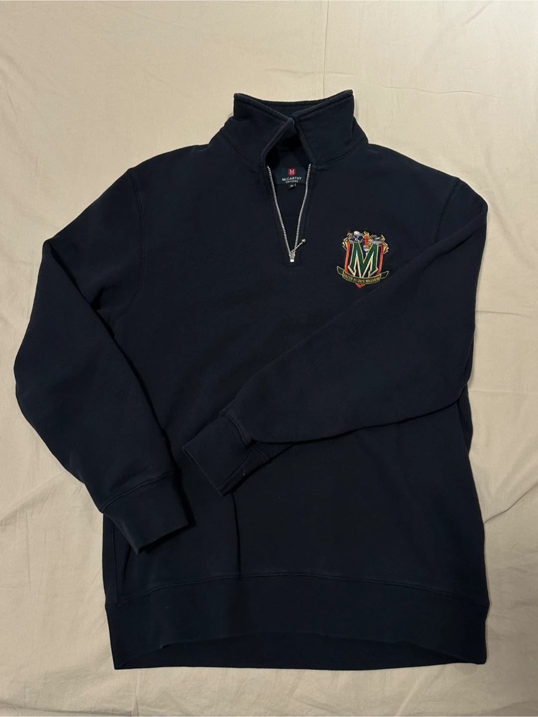 McCarthy Uniforms Navy Pullover - Size M