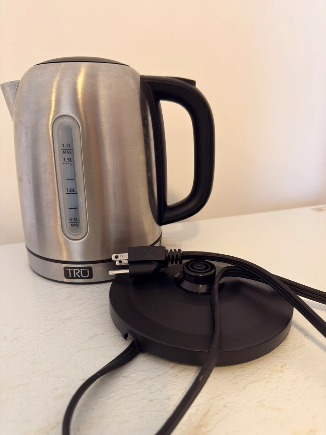 TRU 1.7L Stainless Steel Electric Kettle