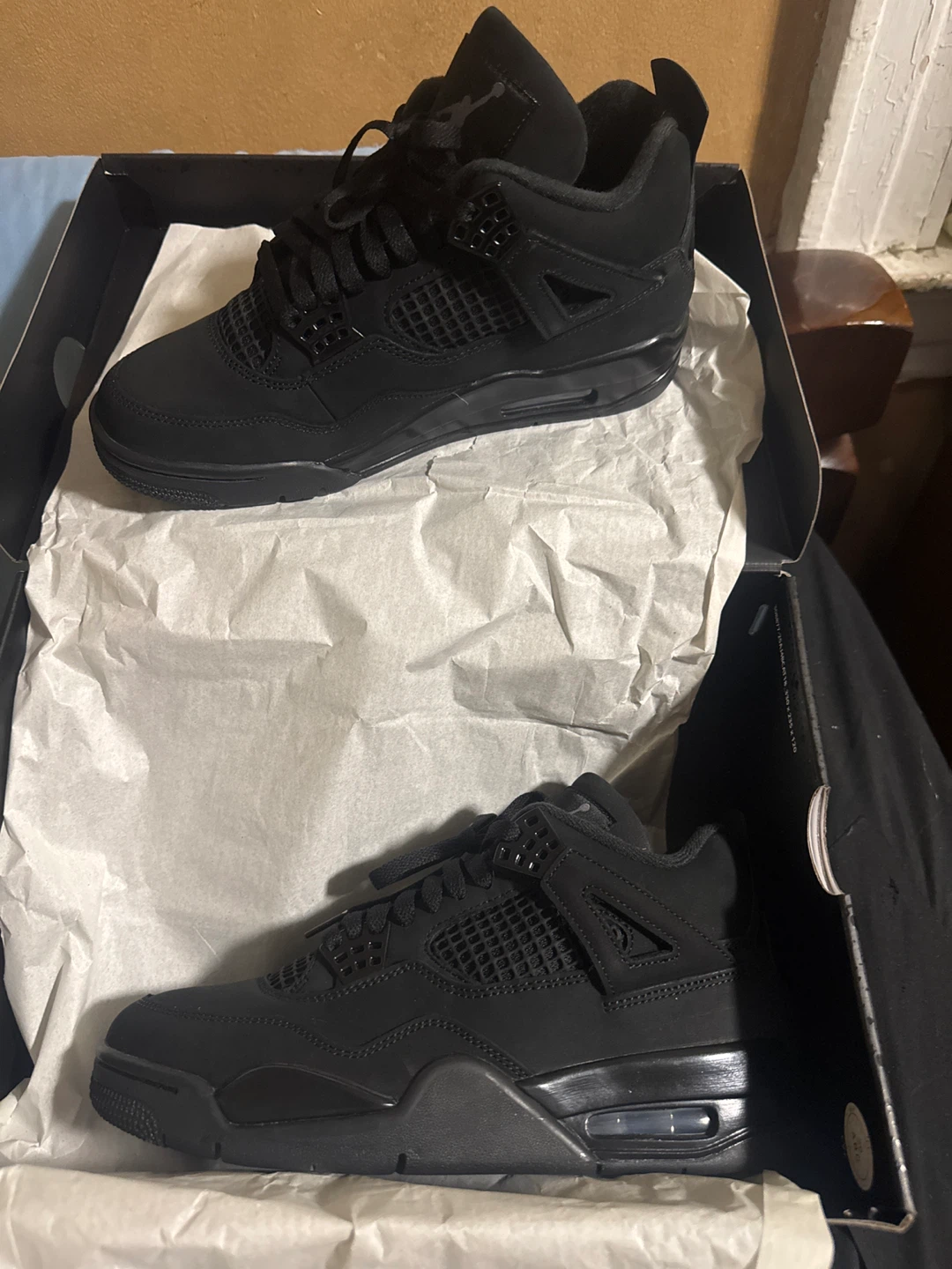 Air Jordan 4 Retro Black Graphite Size 8