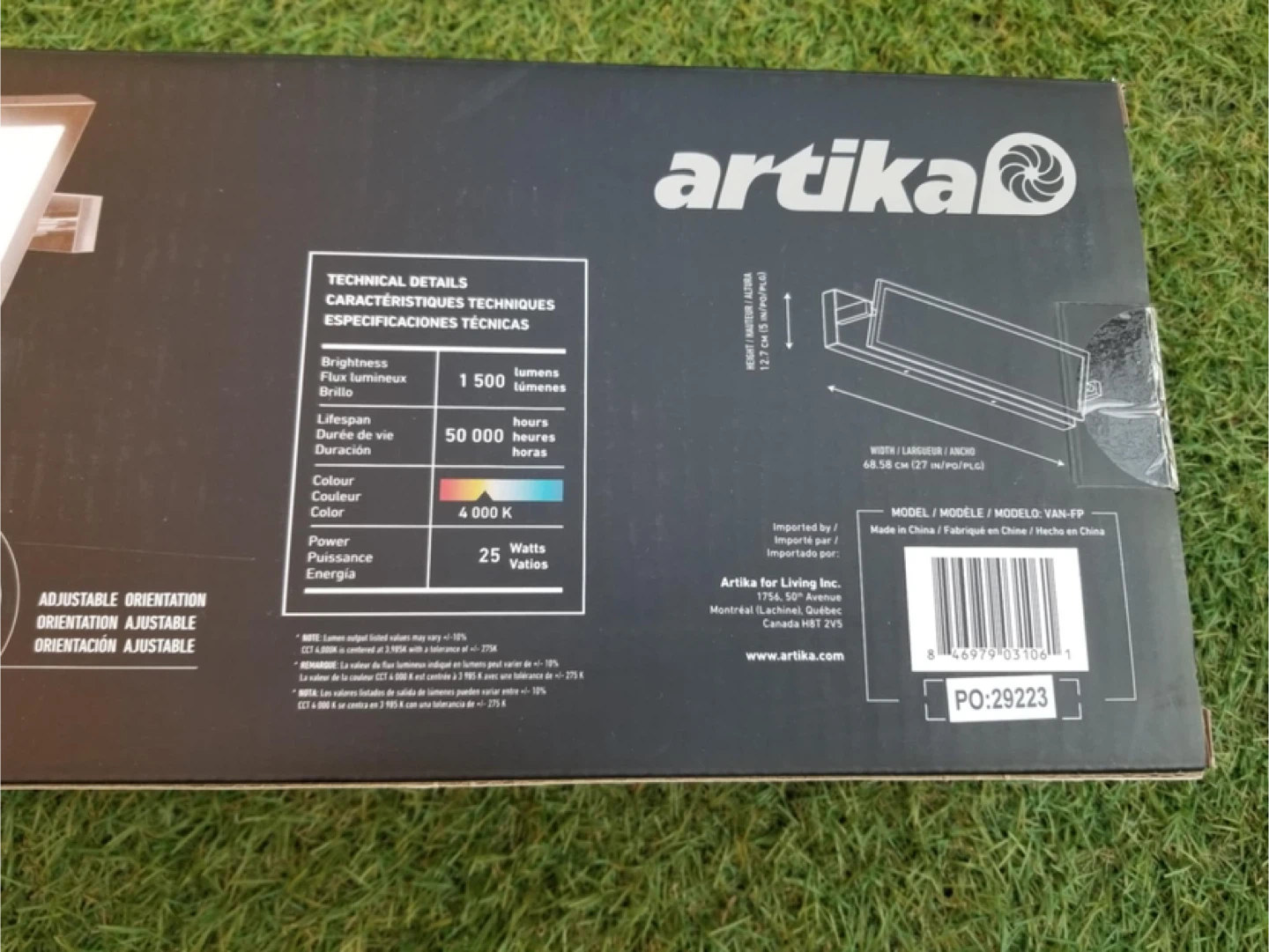 Artika Reflection LED Vanity Light - New in Box! - photo 4