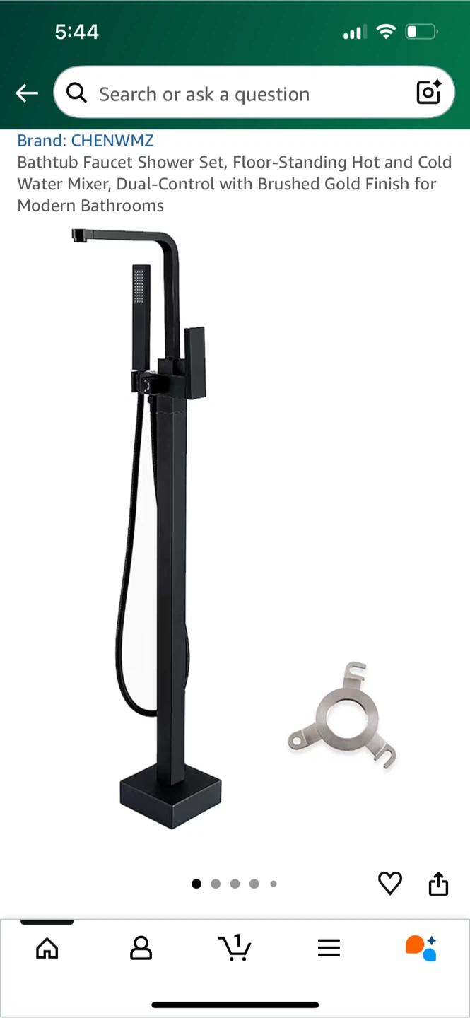 CHENWMZ Bathtub Faucet Shower Set - NEW