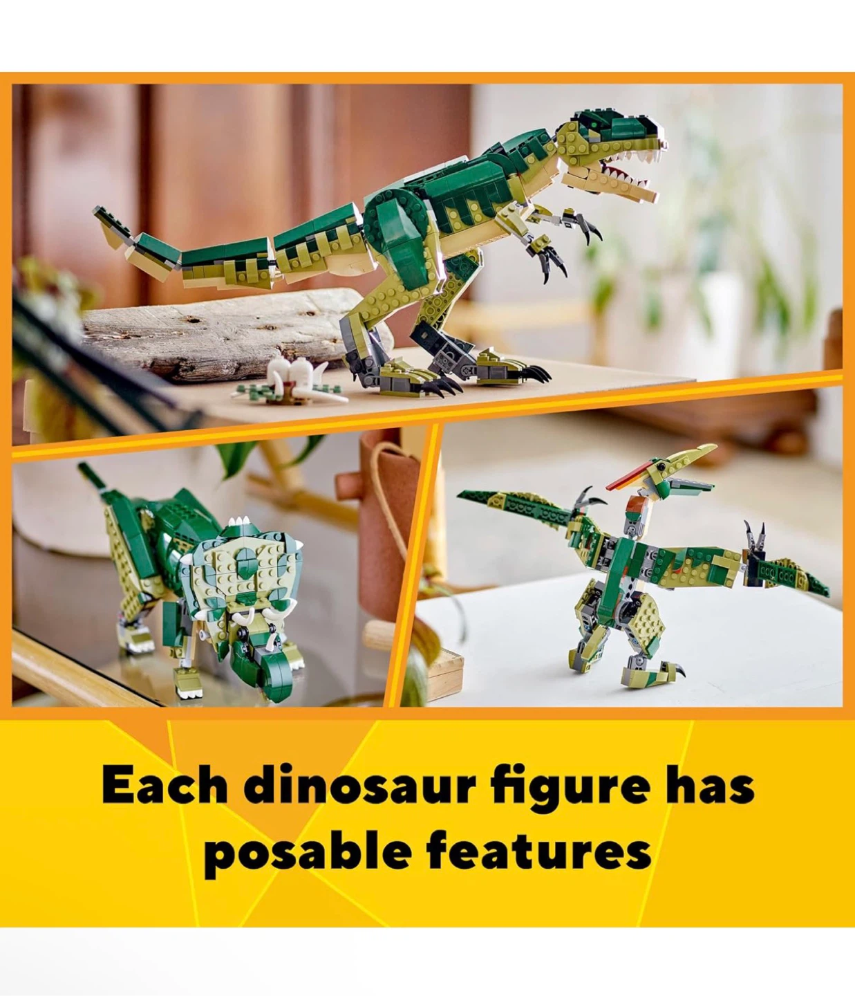 LEGO Creator 3 in 1 Mighty Dinosaurs Set - New in Box! - photo 5