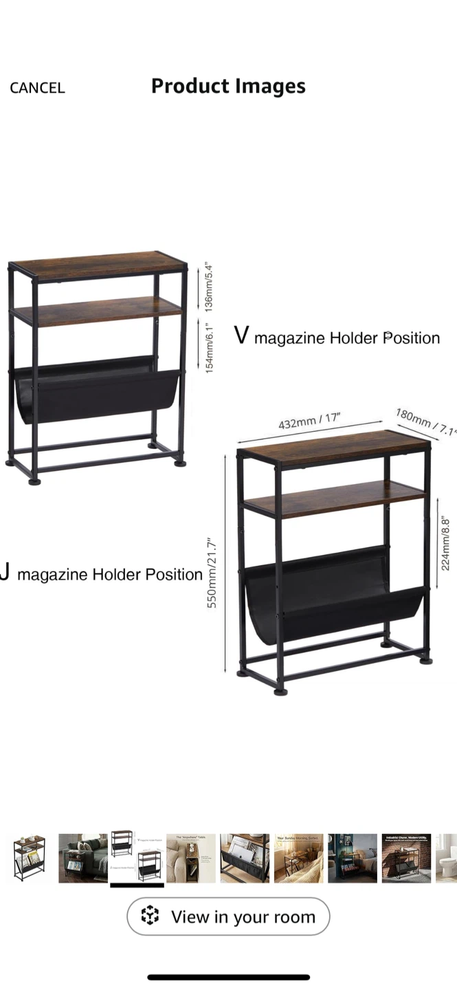 Anywhere Table - Slim End Table - photo 3