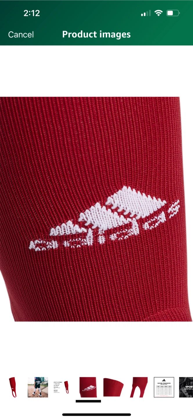 Adidas Utility 2.0 Stirrup Soccer Socks - Size M - photo 4