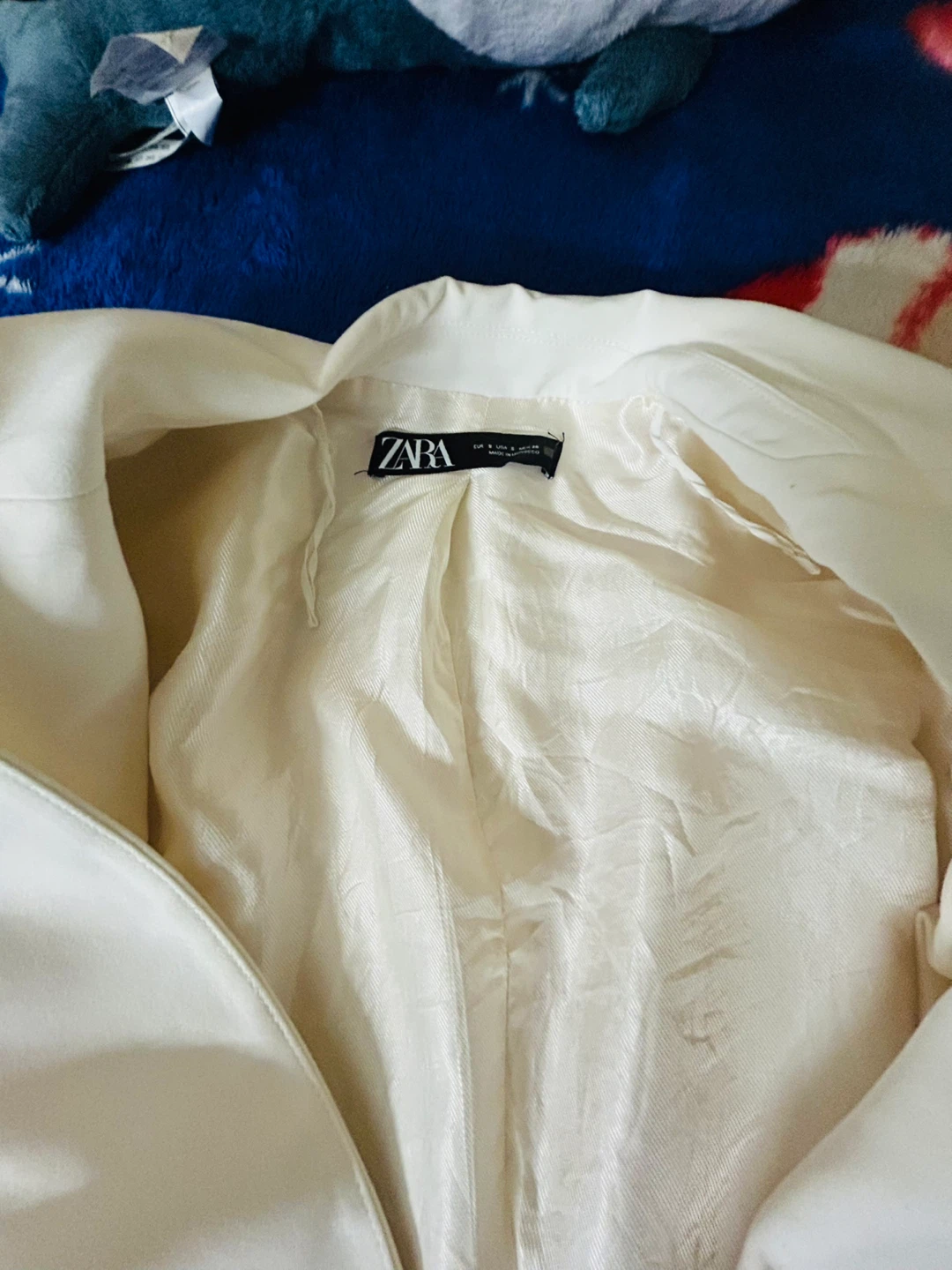 Zara Cream Blazer - Size S - photo 3
