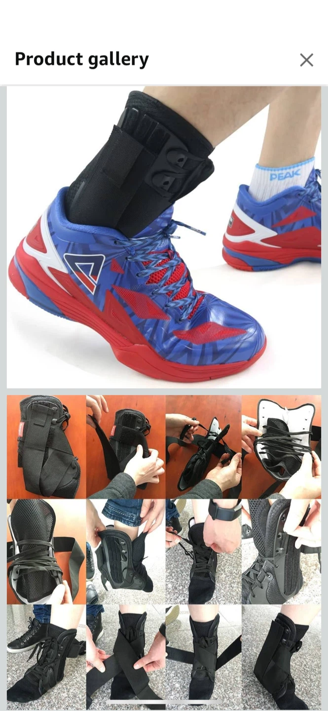 Kuangmi Ankle Brace Stabilizer, Size L - photo 4