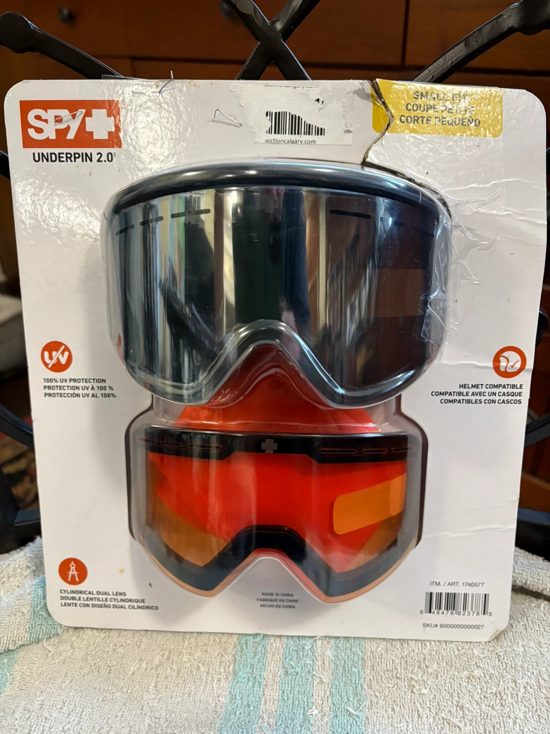 New SPY+ Underpin 2.0 Ski/Snowboard Goggles