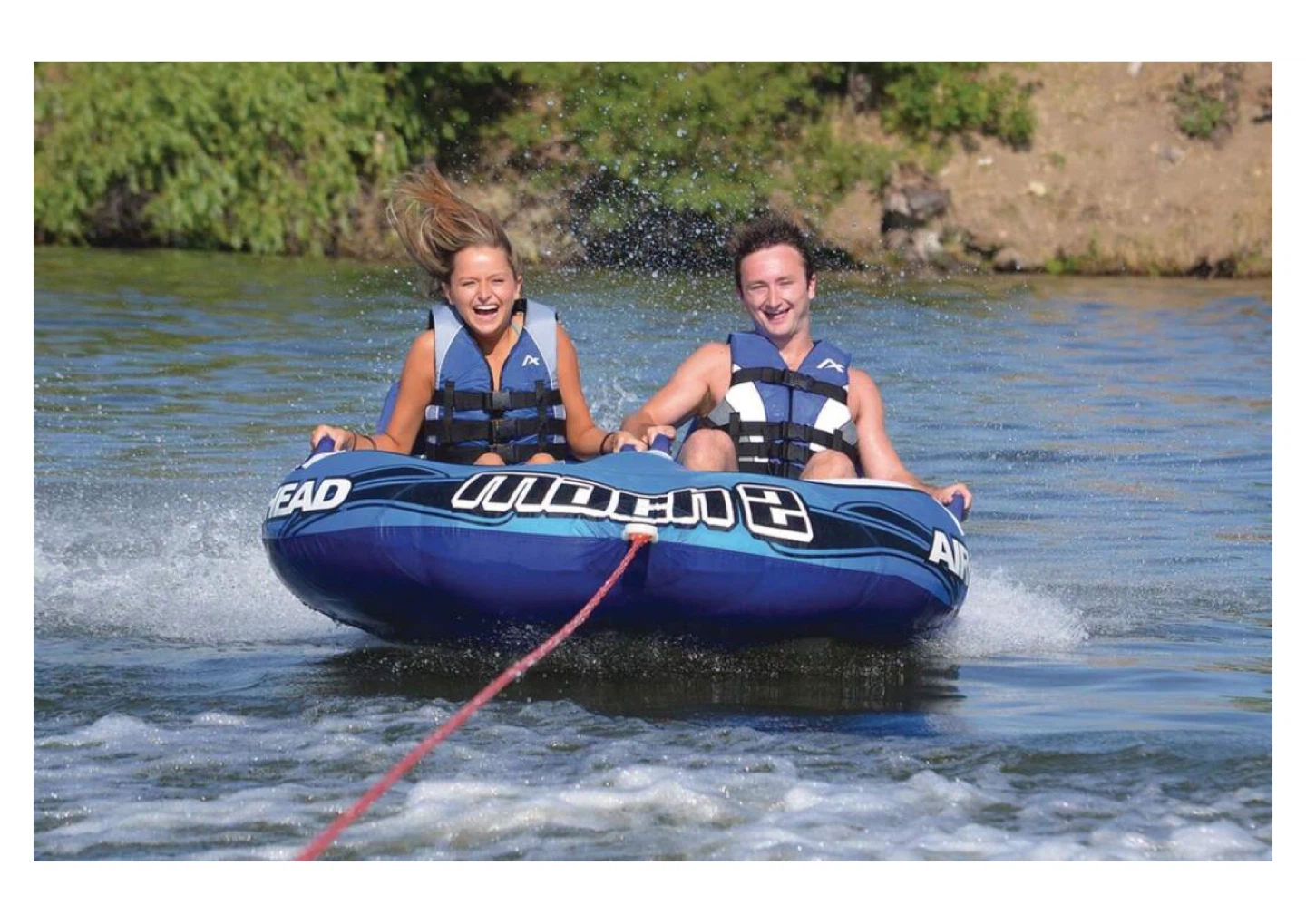 The Airhead Mach 2- water boating 2-rider tube - photo 3