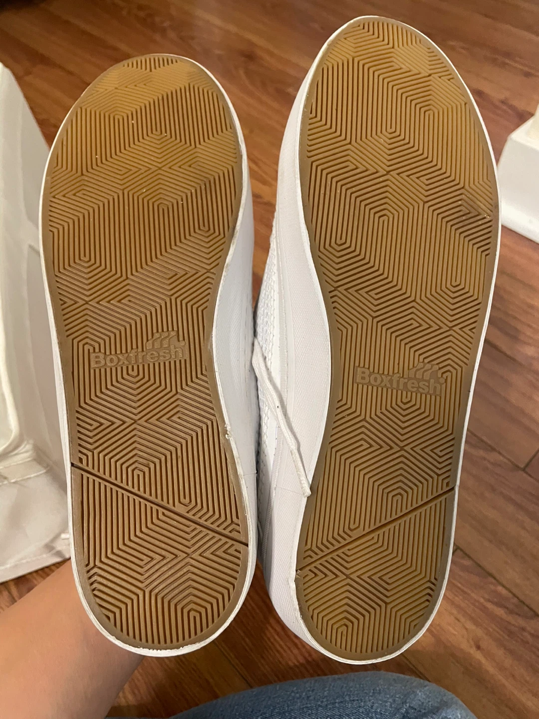 Boxfresh Deby SH CMESH/LEA White Sneakers US 9 - photo 2