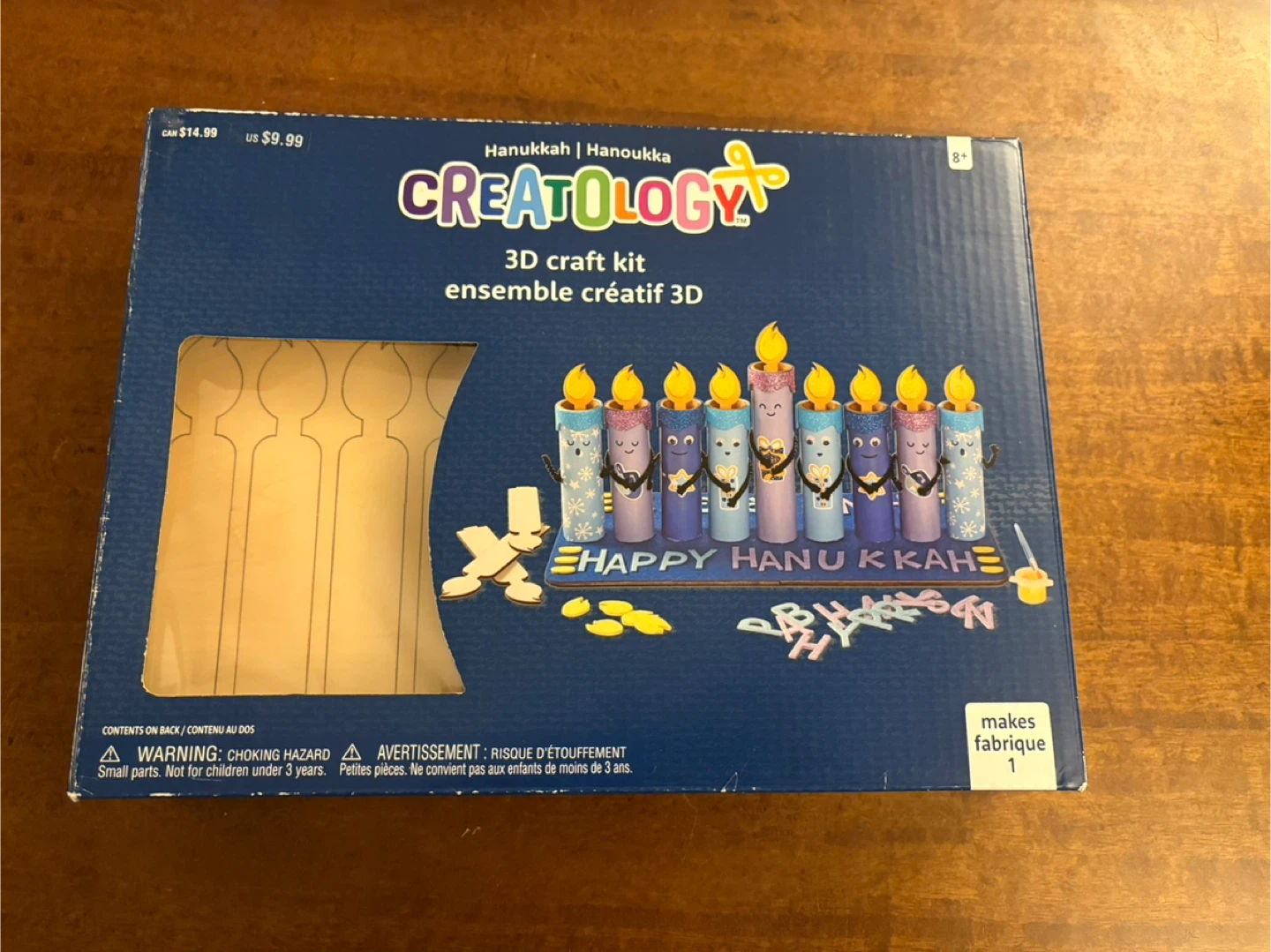 Hanukkah Creatology 3D Craft Kit