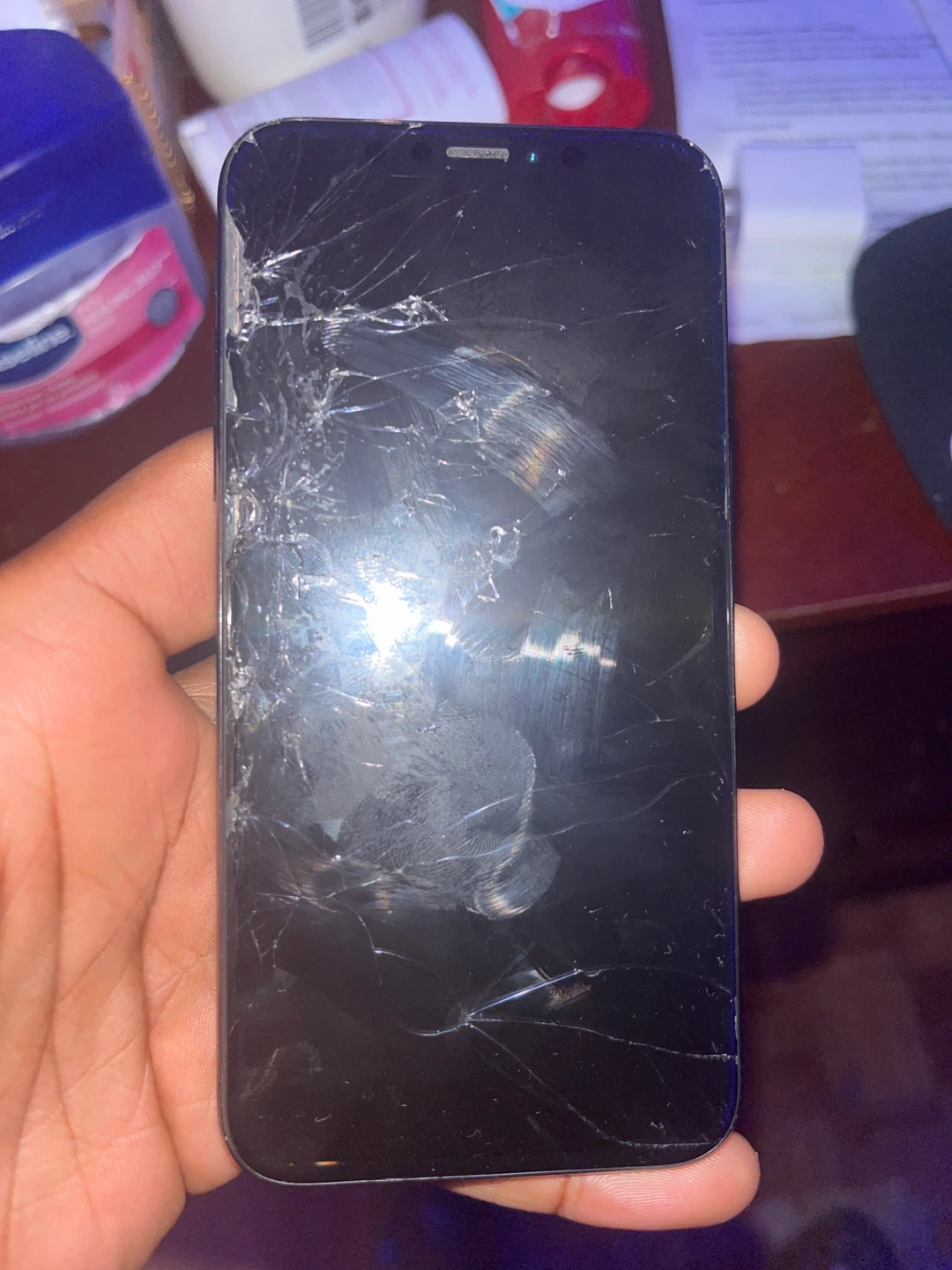 Cracked iPhone