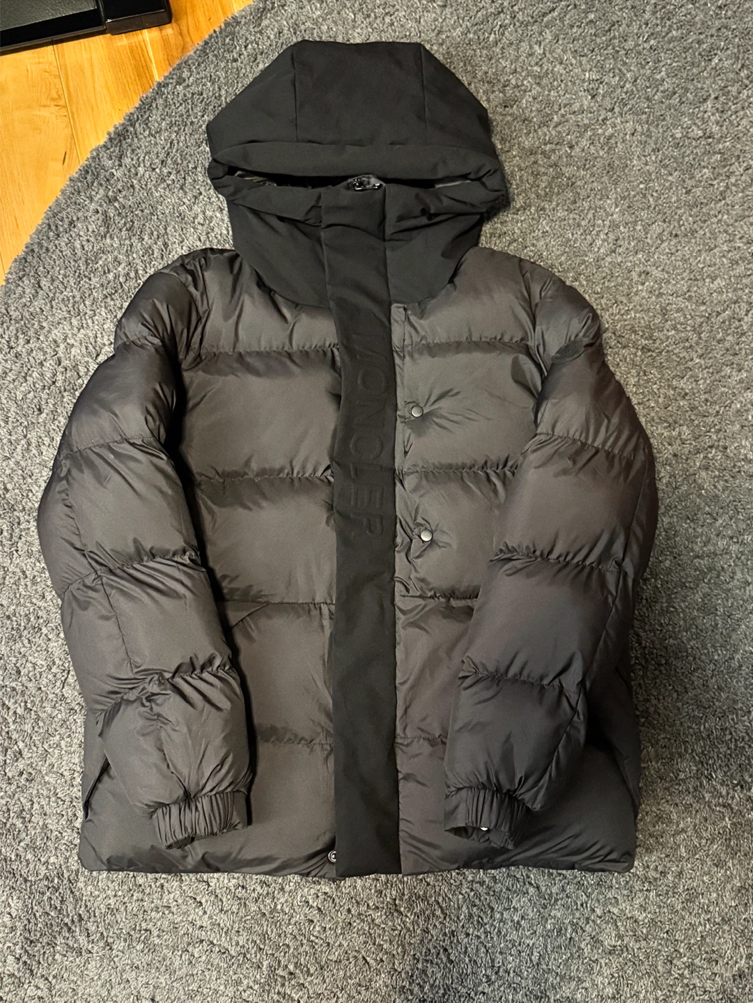 Moncler Black Puffer Jacket