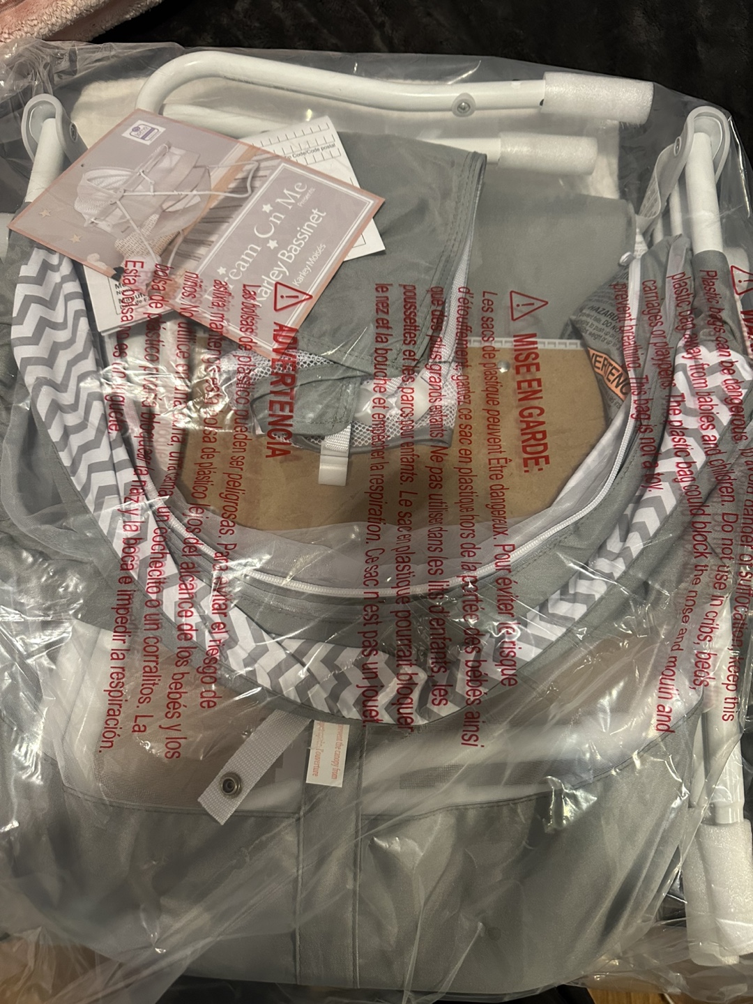 Dream On Me Karley Bassinet - Gray - photo 2
