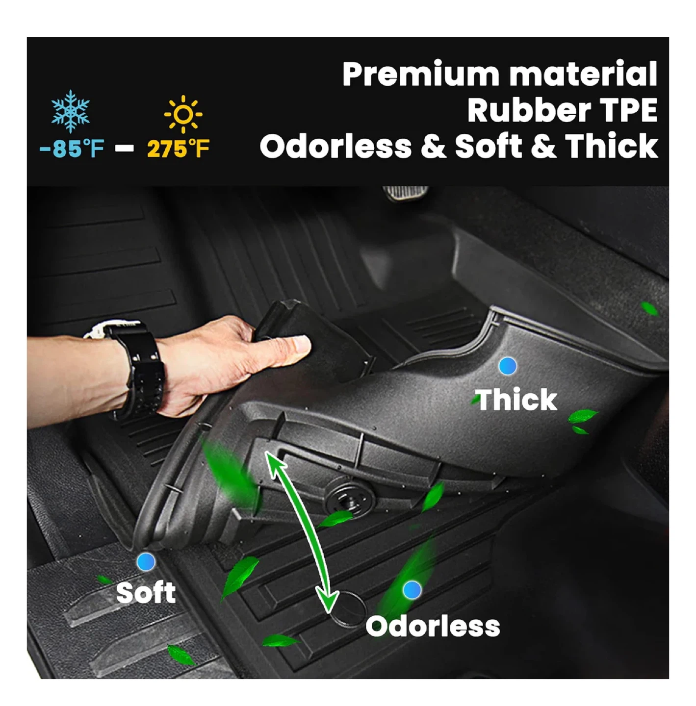 New-CHEVROLET EQUINOX EV 2024 2025 2026  ALL WEATHER MATS - photo 3