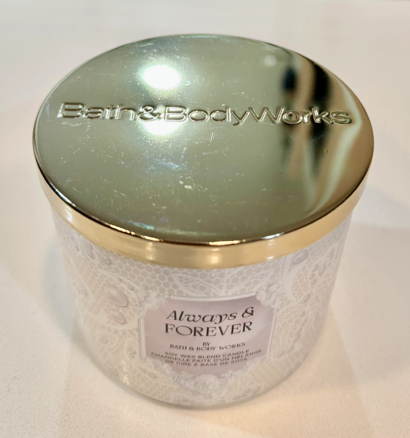 Bath & Body Works Always & Forever 3-Wick Candle_NWT