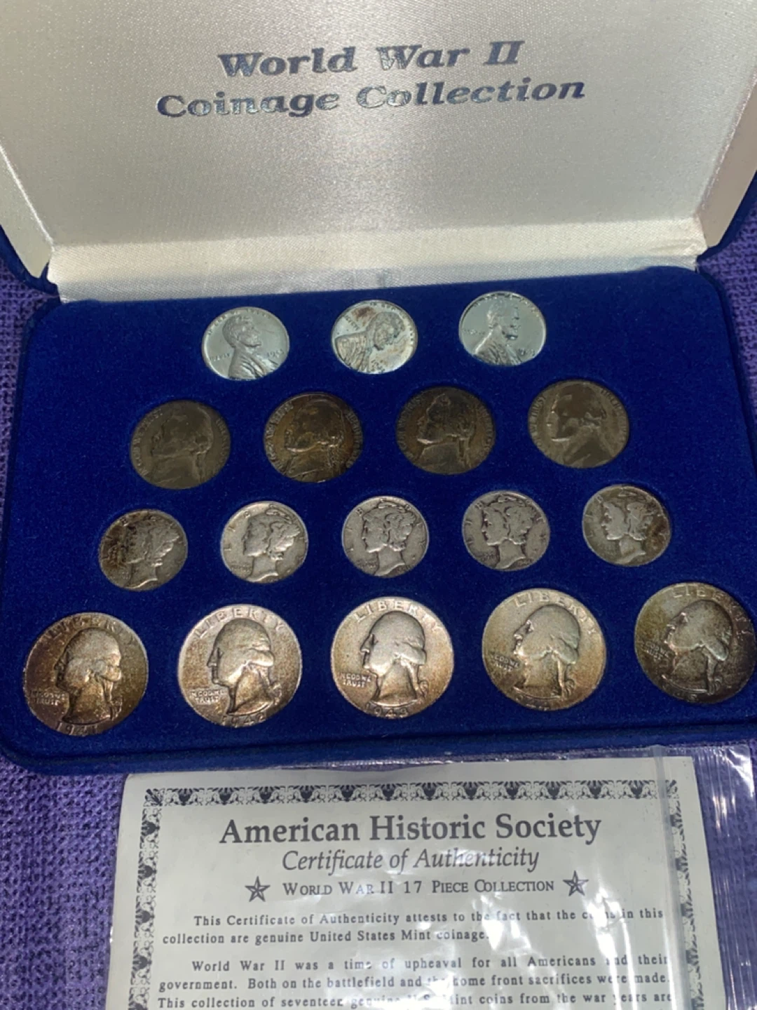World War II 17 Piece Coinage Collection - photo 3