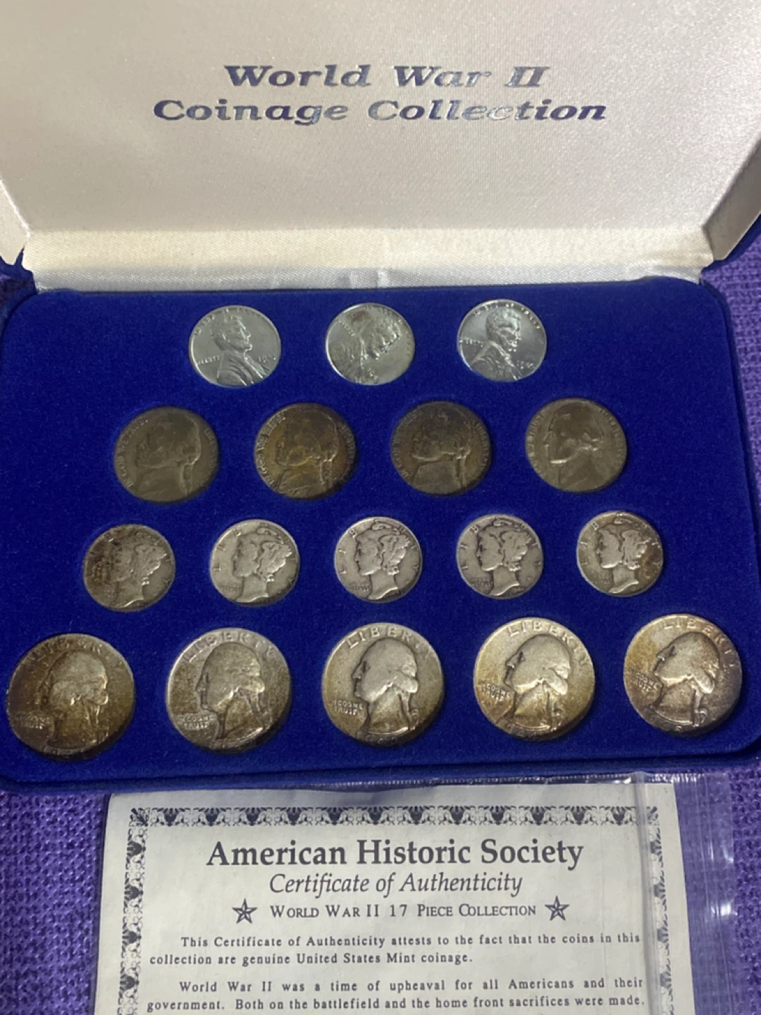 World War II 17 Piece Coinage Collection - photo 2