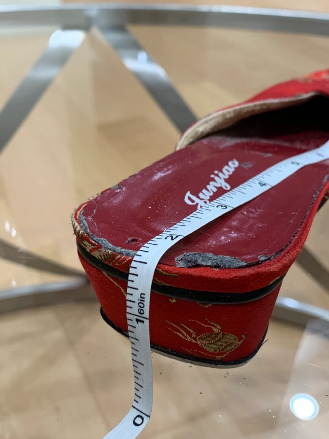 Red Embroidered Mules (Size 42) - photo 4