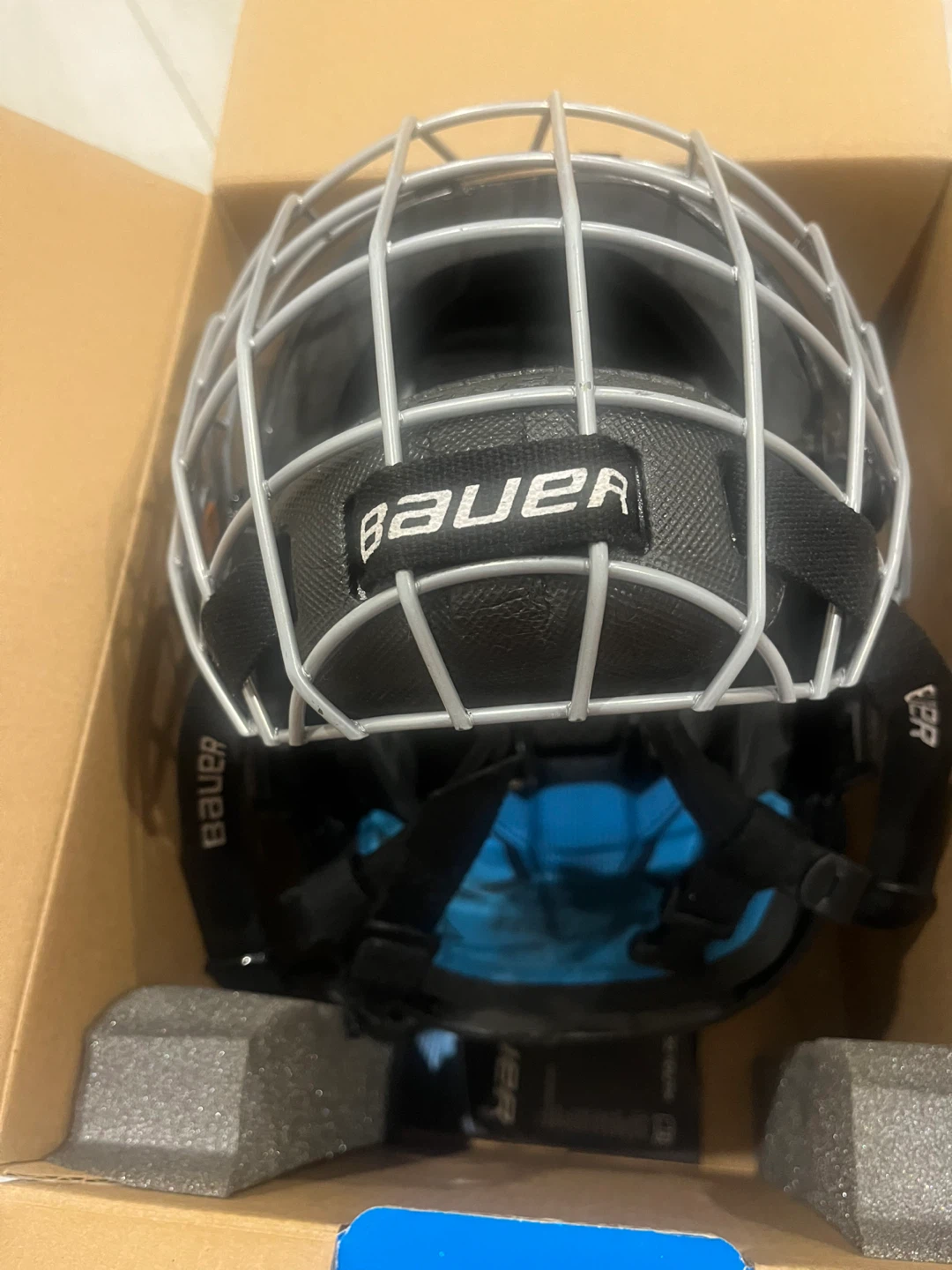 Bauer Prodigy Youth Hockey Helmet Combo - Black - photo 4