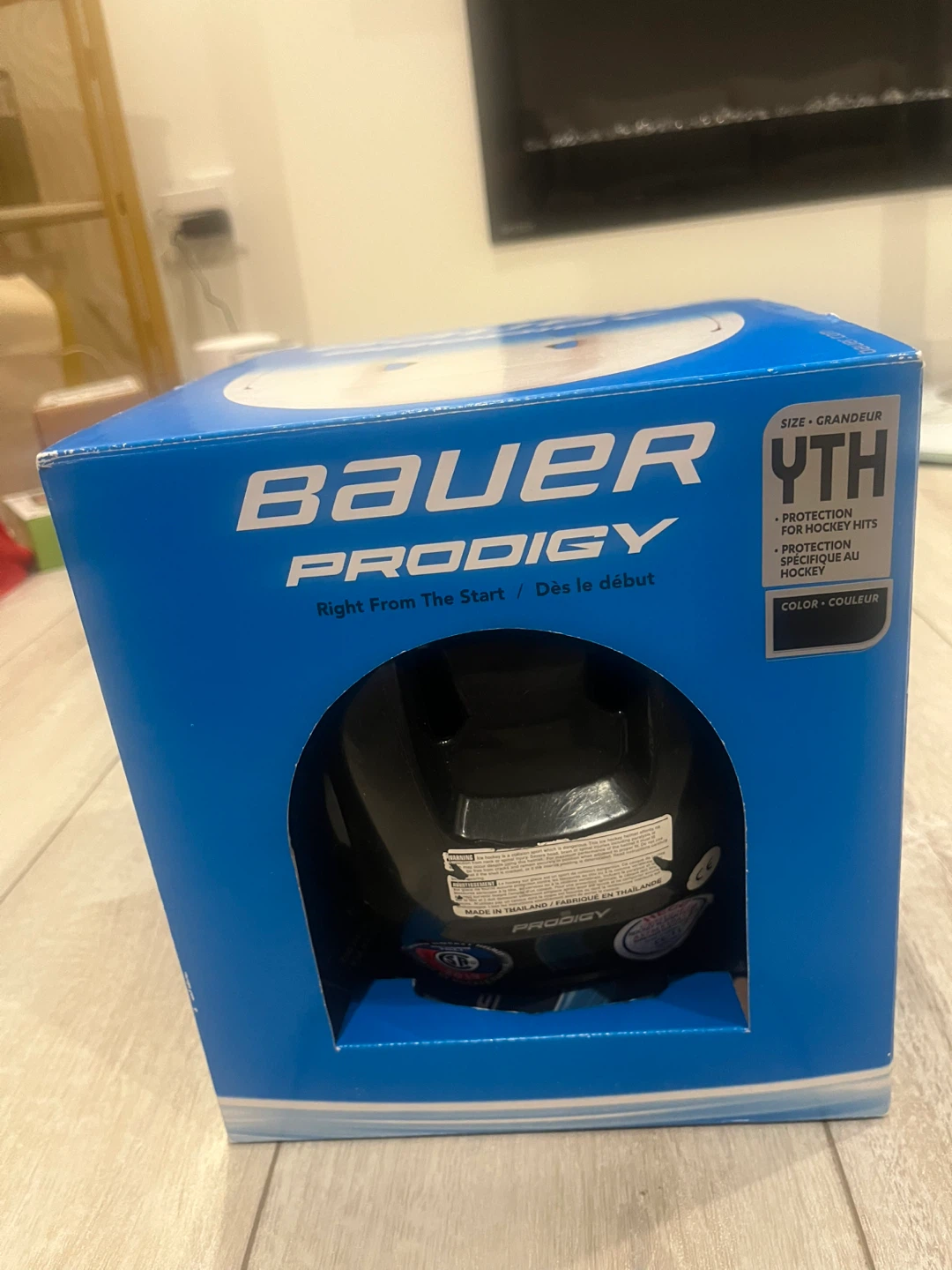 Bauer Prodigy Youth Hockey Helmet Combo - Black