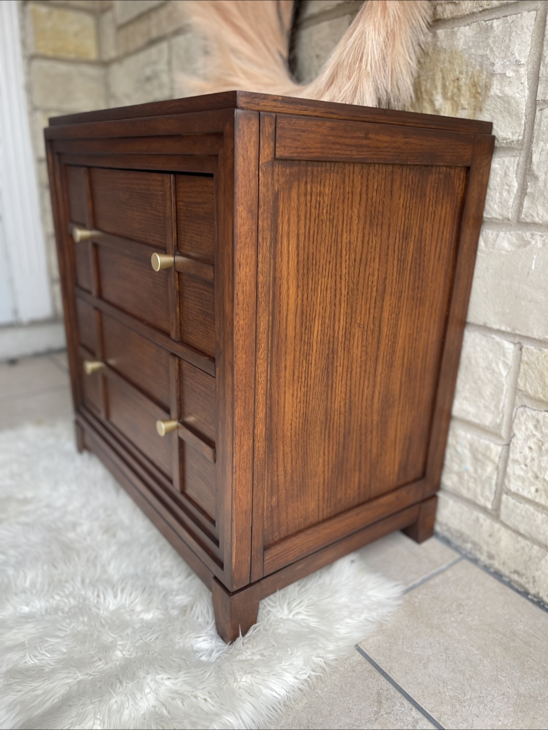Oversized nightstand/Accent piece/Small console table - photo 5