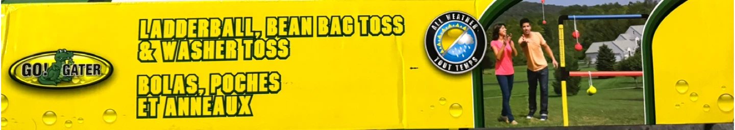 Go! Gater 3-in-1 Ladderball, Bean Bag Toss, Washer Toss - photo 3