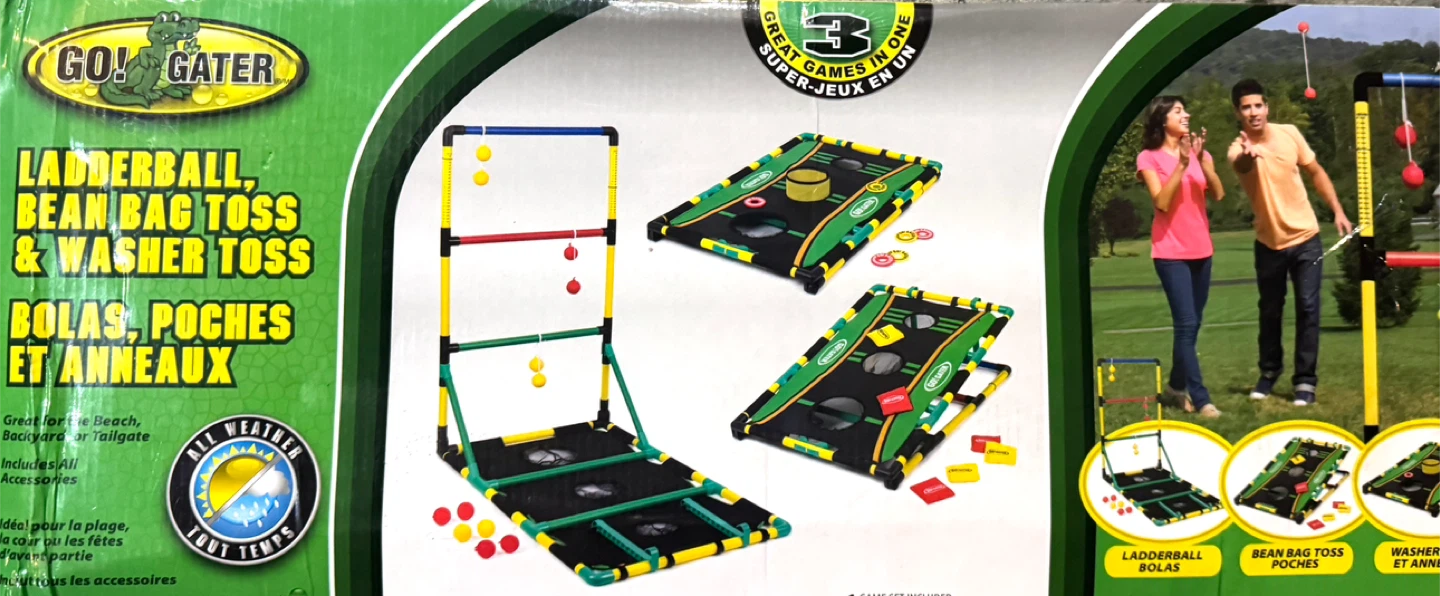 Go! Gater 3-in-1 Ladderball, Bean Bag Toss, Washer Toss - photo 2