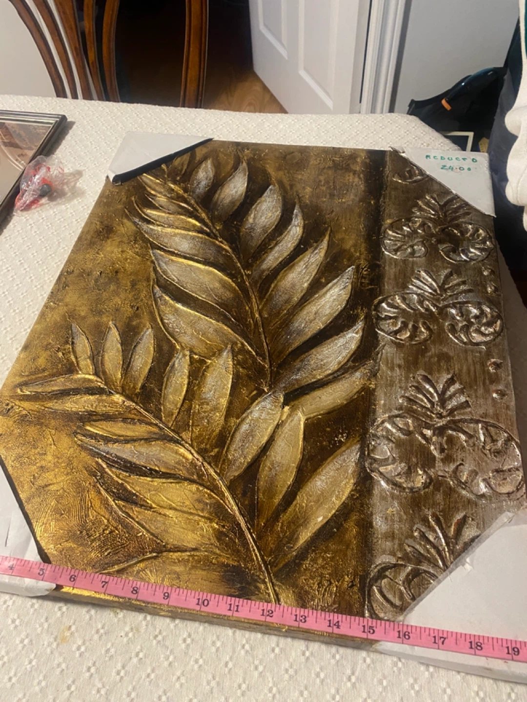 Decorative Gold Leaf Wall Art