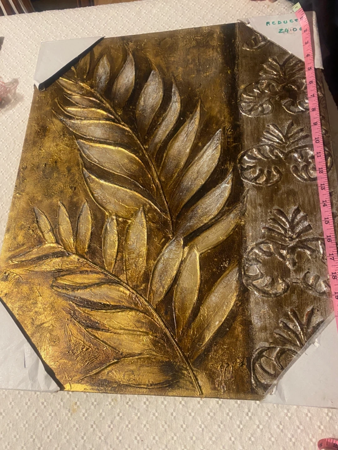 Decorative Gold Leaf Wall Art - photo 2
