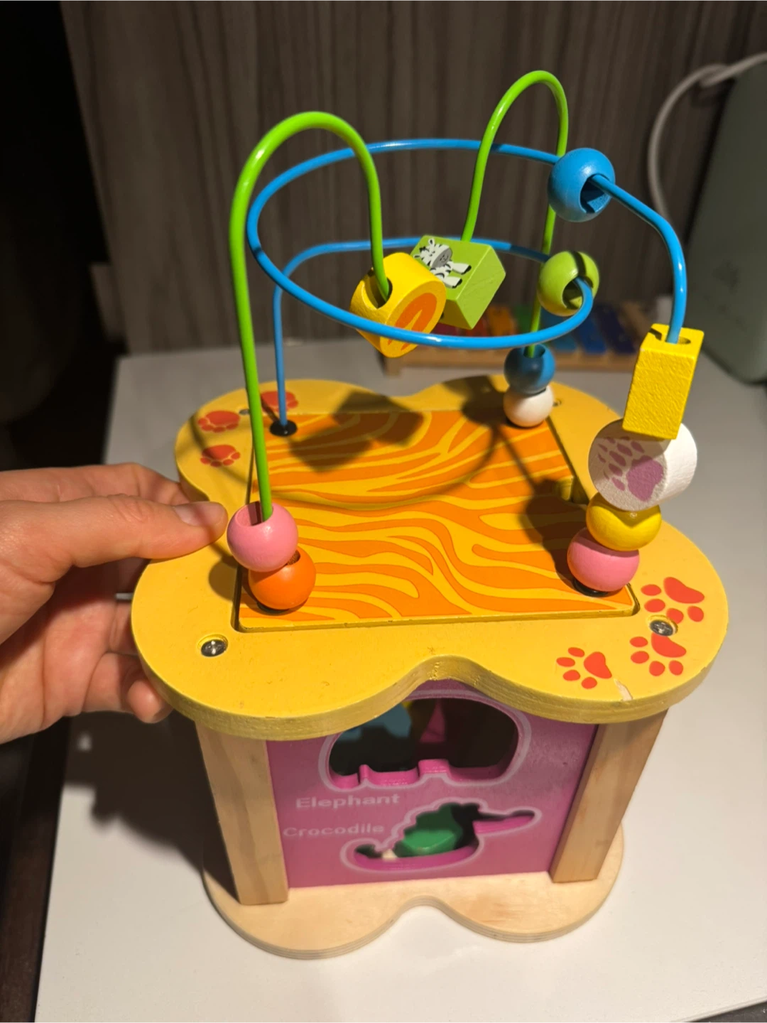 Wooden Activity Cube
