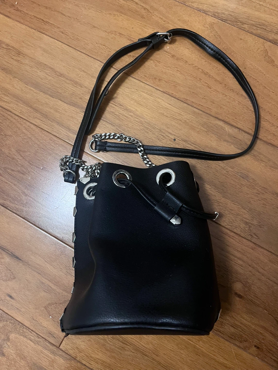 Zara Black Bucket Bag