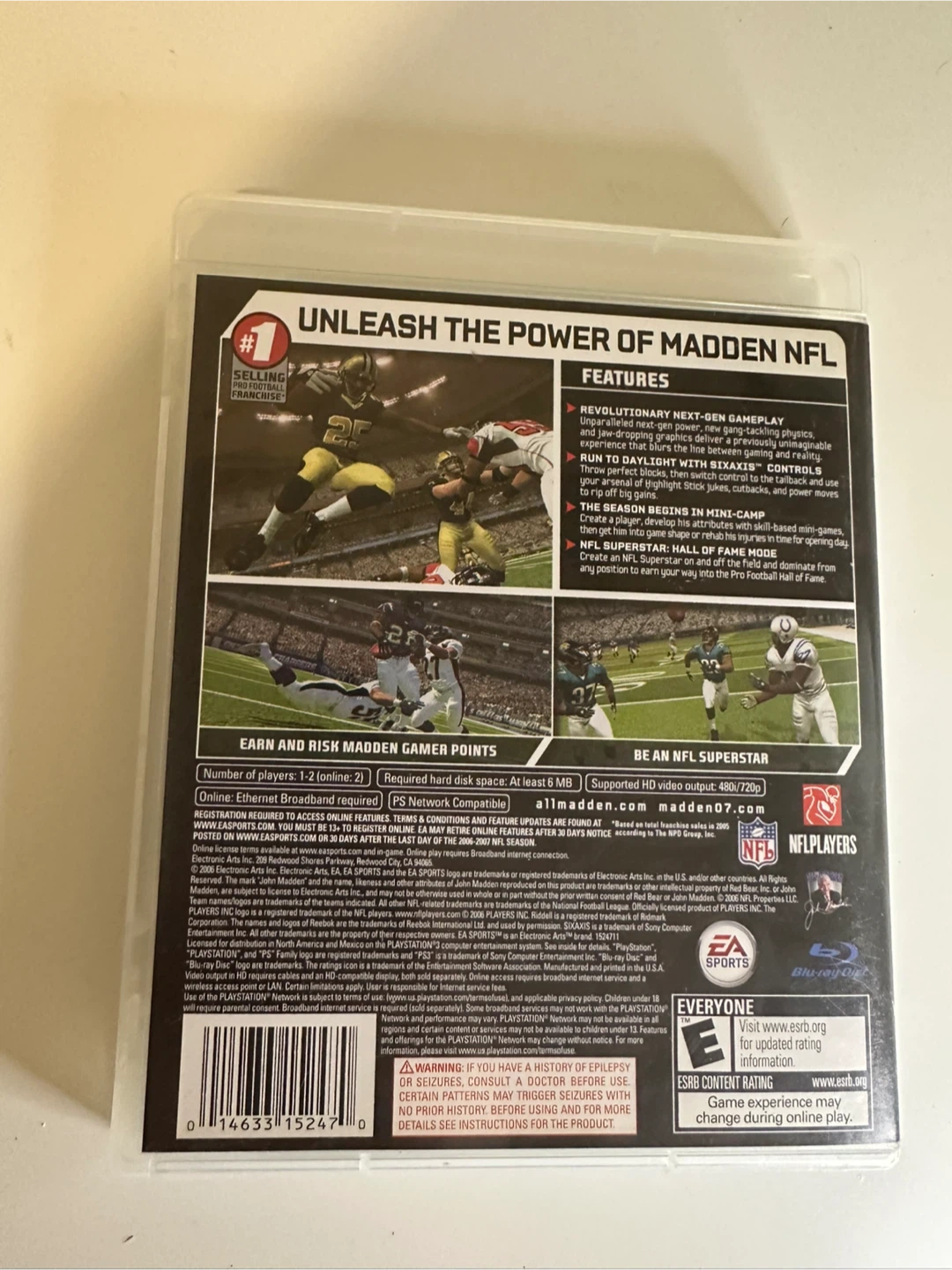 Madden NFL 07 for Playstation 3 - photo 2