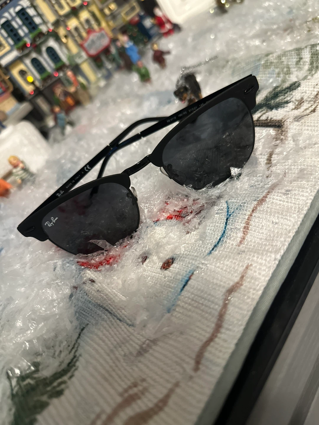 Ray-Ban Clubmaster Sunglasses - Black - photo 4