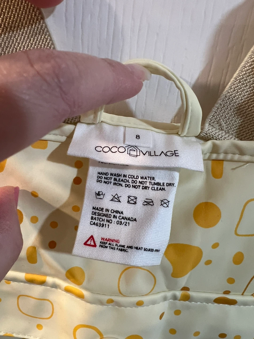 Coco Village Rain Pants - Size 8 - photo 3
