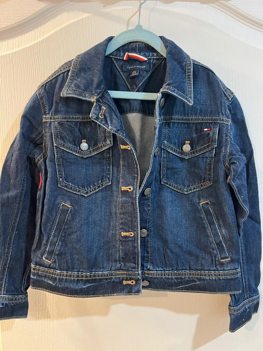 Tommy Hilfiger Denim Jacket Size S (6-7)
