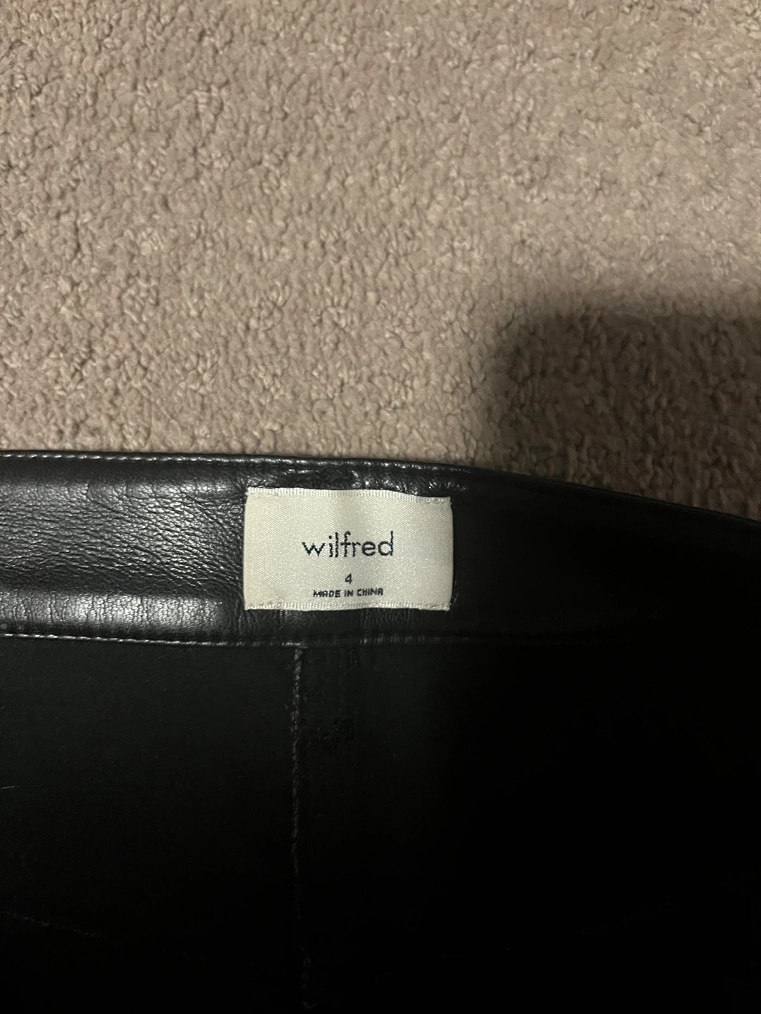 Wilfred Vegan Leather Pants - Size 4 - photo 4