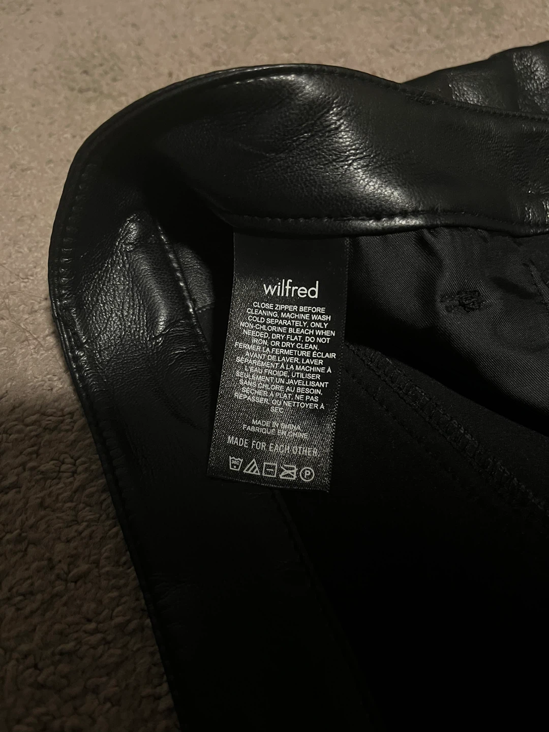 Wilfred Vegan Leather Pants - Size 4 - photo 5