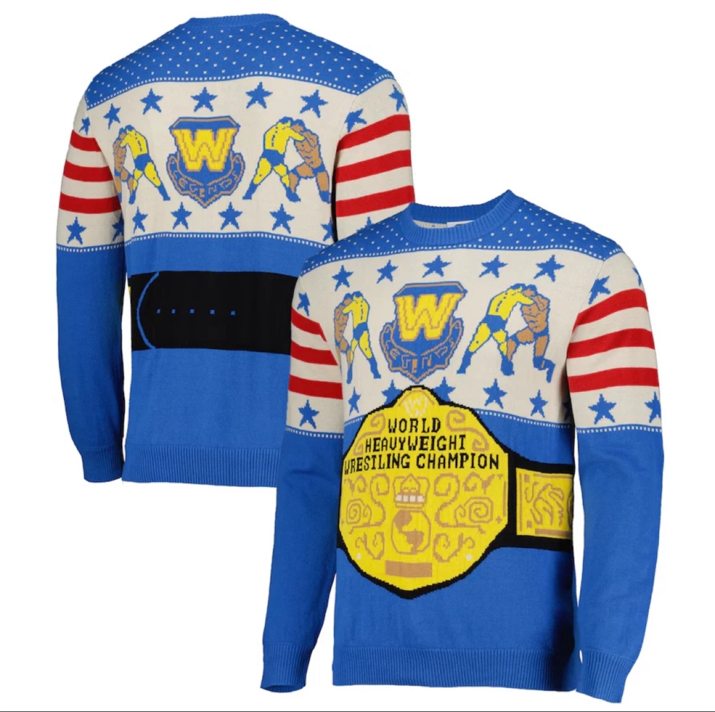 WWE World Heavyweight Champion Ugly Sweater