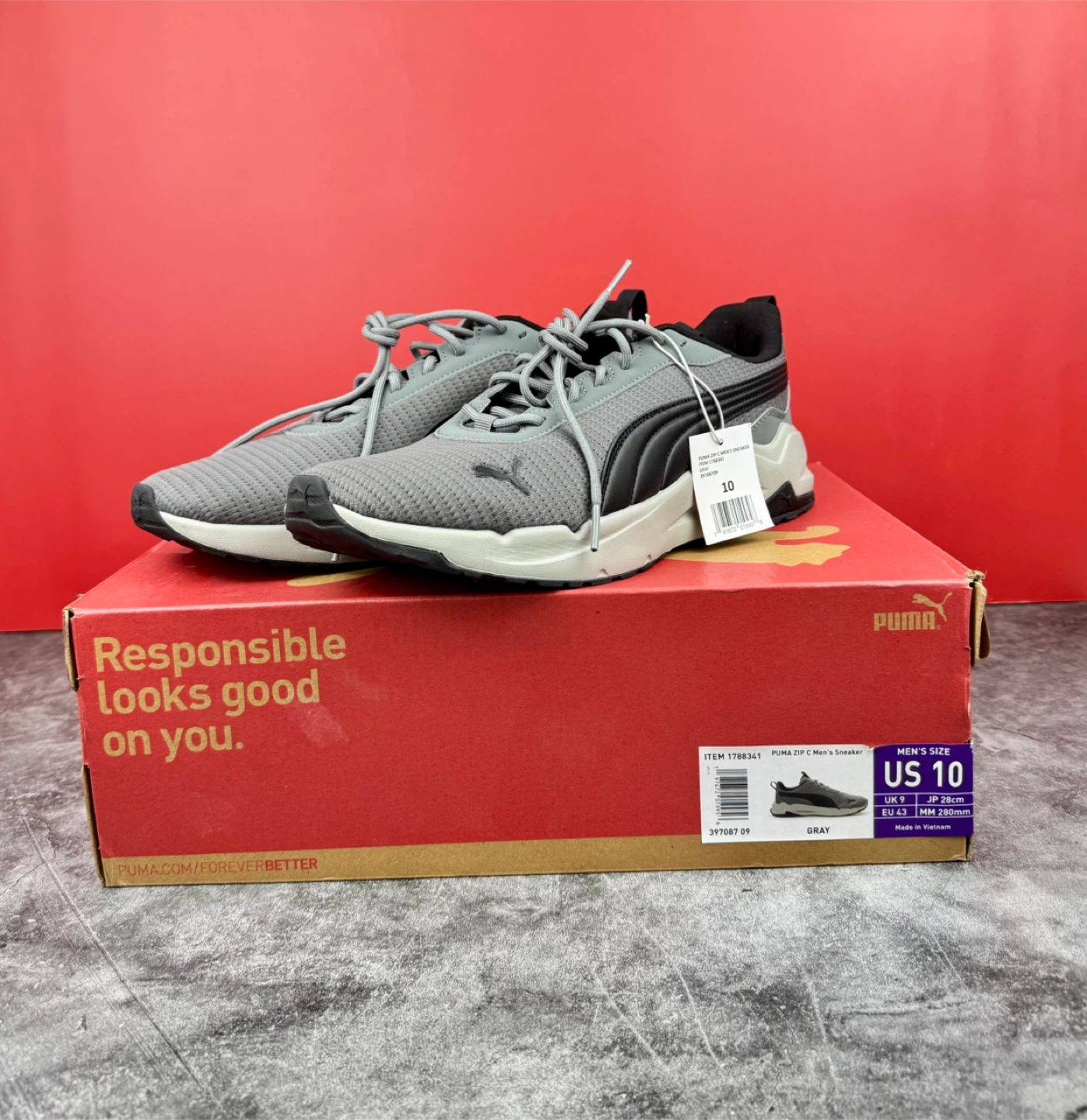 Brand New Puma Zip C Men's Sneakers, Available sizes 8.5, 10, 11 - photo 4