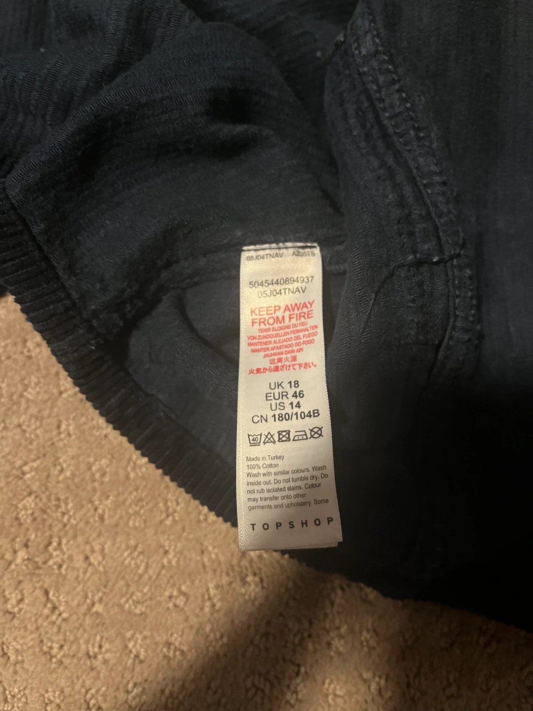 Topshop Corduroy Jacket - Size US 14 - photo 4