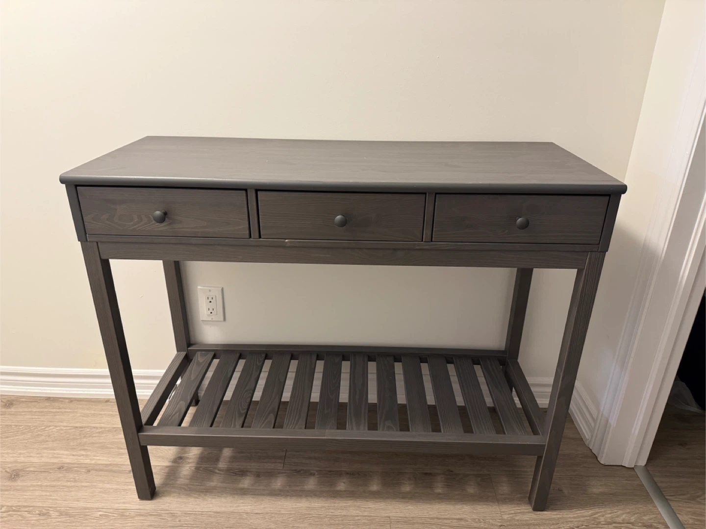 IKEA Hemnes Grey-Brown Console Table - photo 2