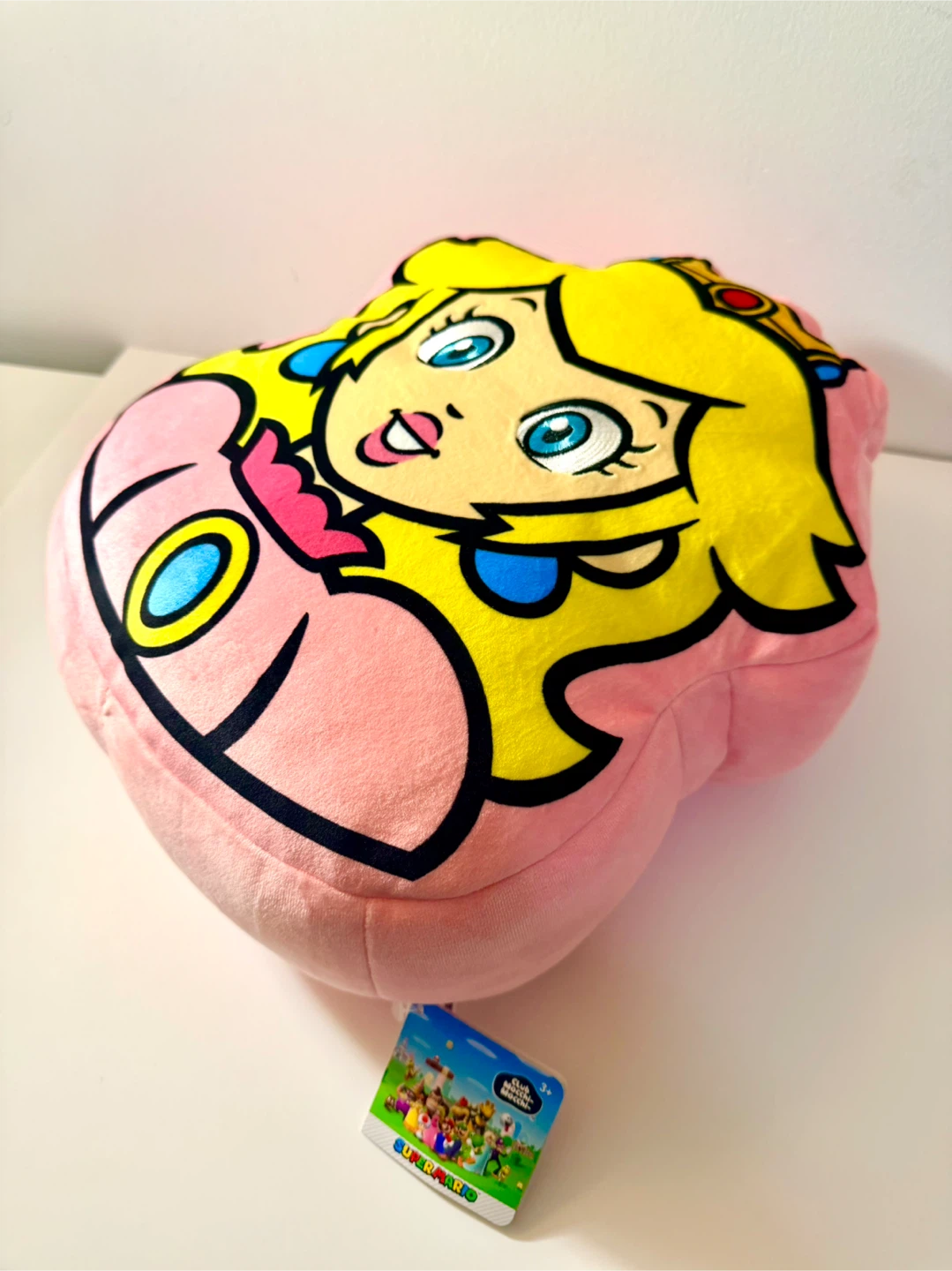 NEW Nintendo Tomy Princess Peach Pink Pillow soft mochi plush - photo 5