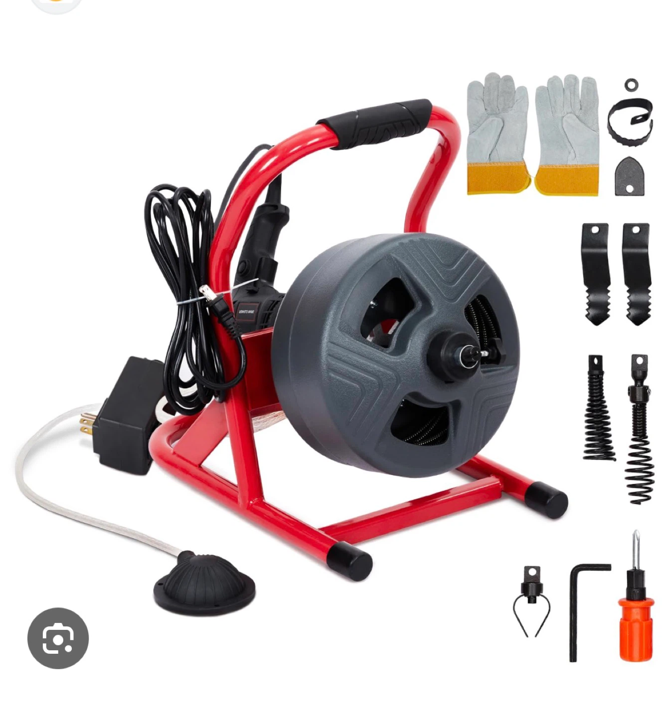 Drain Cleaner Machine with 50FT Cable