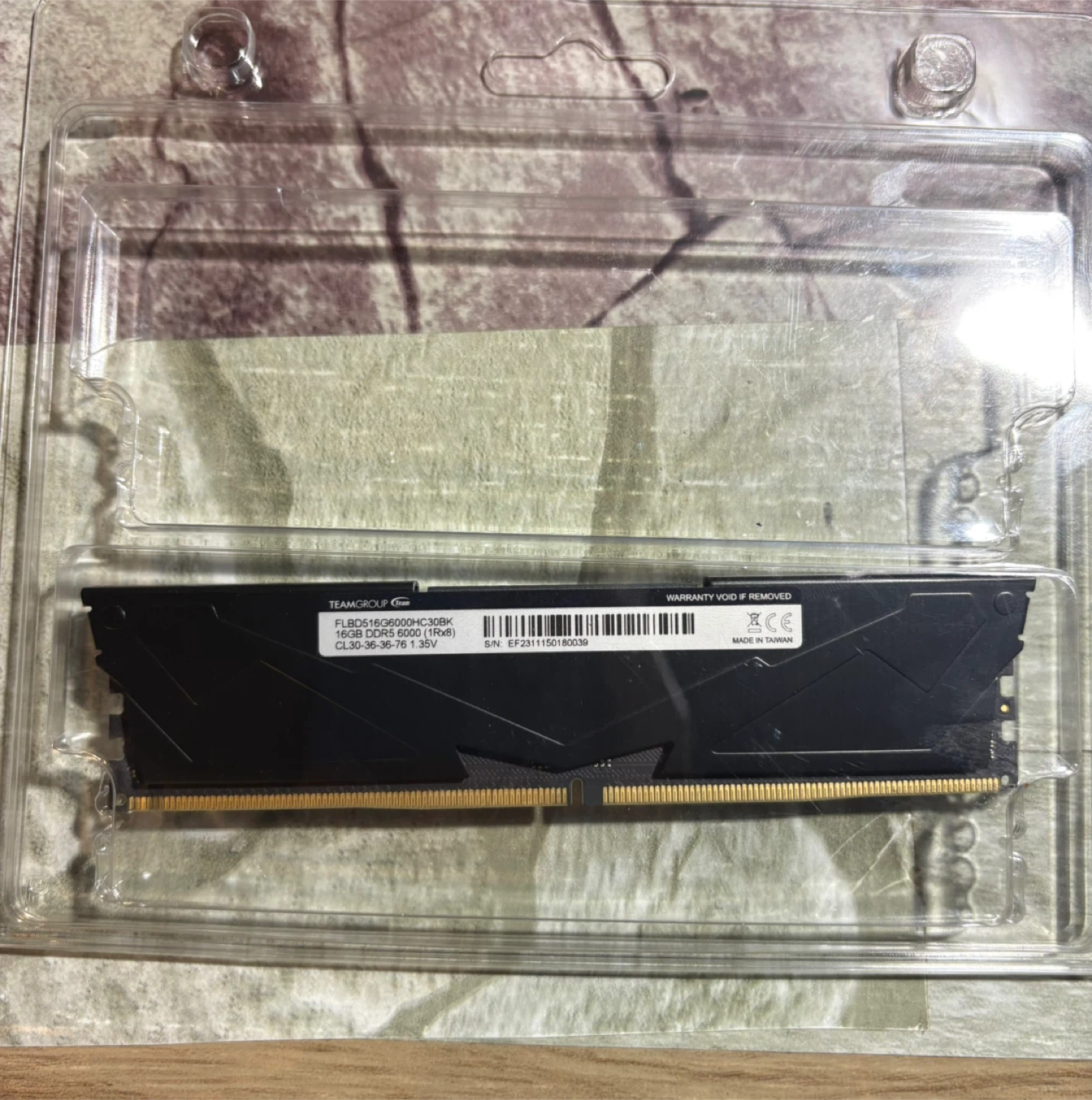 DDR5 cl30 6000 single stick 16 gb - photo 2