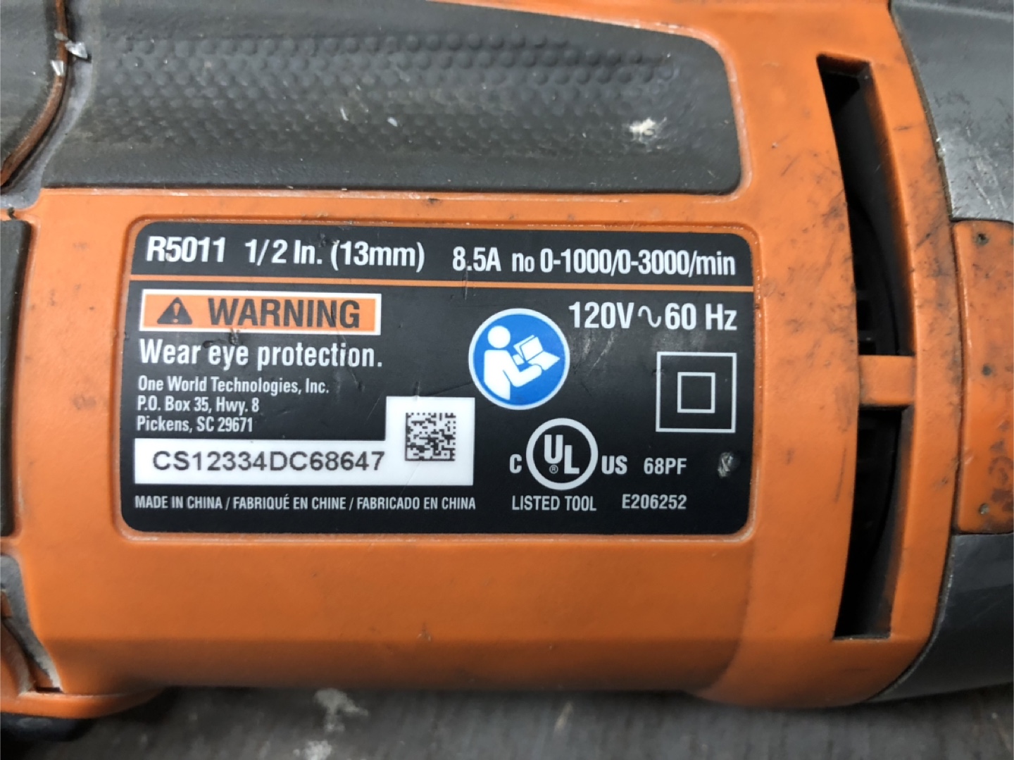 Ridgid R5011 1/2 in. Heavy Duty Hammer Drills - photo 3