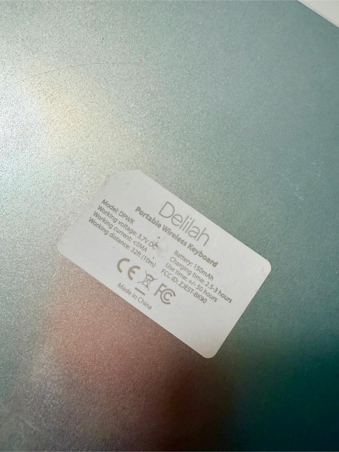 Wireless Bluetooth Keyboard Mouse in Green Pink Mouse Pad - photo 3