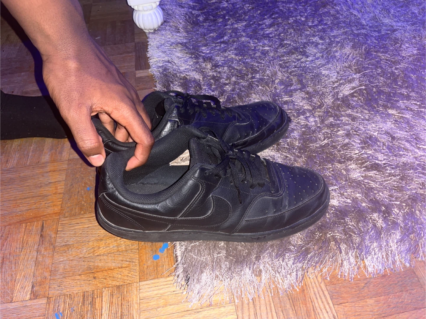 Nike Court Vision Low Black Sneakers - photo 2