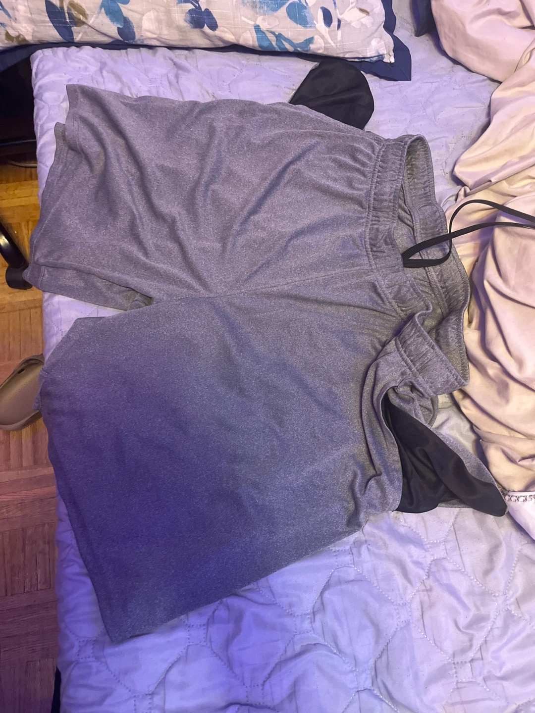 Men's Gray Athletic Shorts